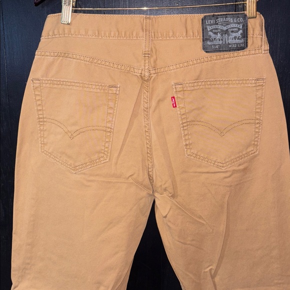 🐴 Levi’s 514 32x32 Tan Khaki Jeans - Picture 4 of 13